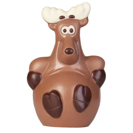 Sitting reindeer chocolate mold for sweet chocolate figures