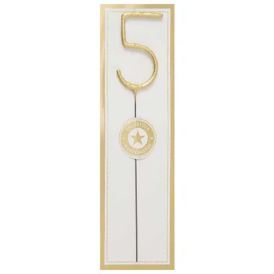 Sparkler 5 Gold per compleanni, anniversari e altre occasioni