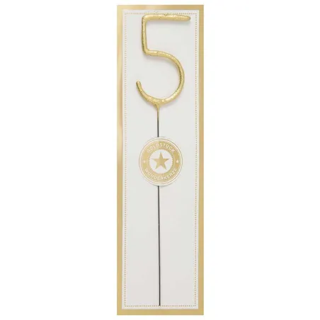 Sparkler 5 Gold per compleanni, anniversari e altre occasioni