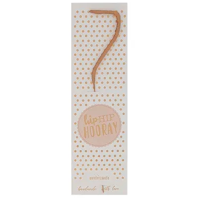 Sparkler 7 Rose Gold for birthdays, anniversaries and other occasions