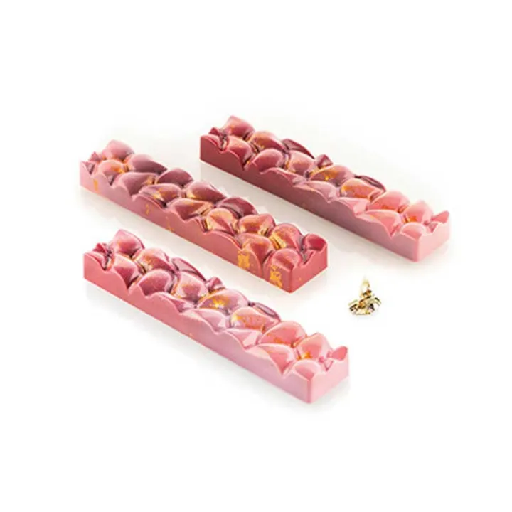 Chocolate bar mold pebbles