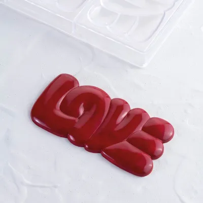 Schokoladentafel Giessform Love