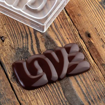 Chocolate bar Love mold