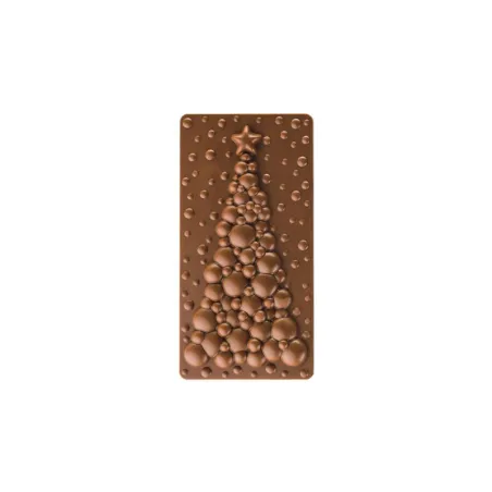 Chocolate bar mold Soap bubbles Christmas tree