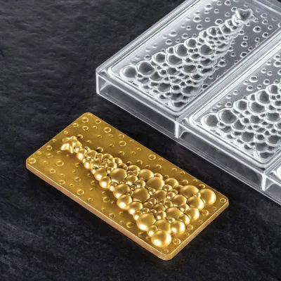 Chocolate bar mold Soap bubbles Christmas tree