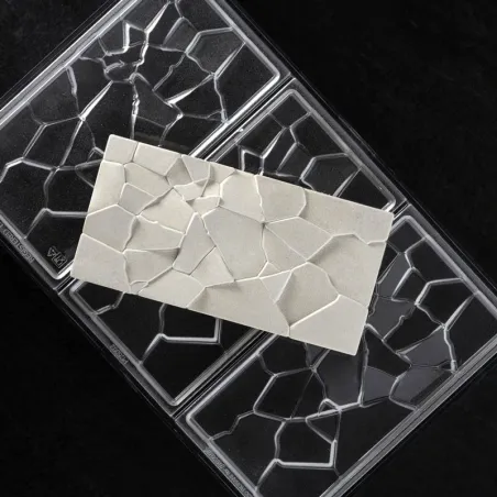 Moule à tablette de chocolat Éclats