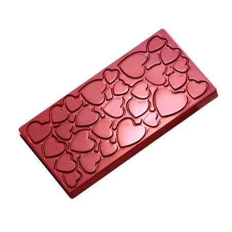 Dancing hearts chocolate bar mold