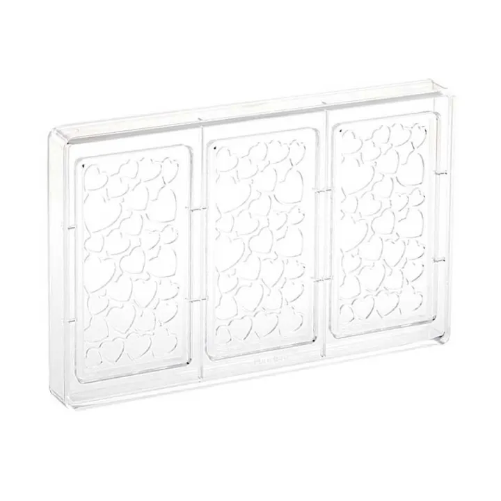 Dancing hearts chocolate bar mold