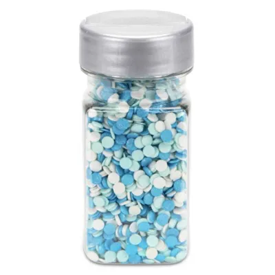 Coriandoli decorativi sparsi blu 50 g per grandi decorazioni