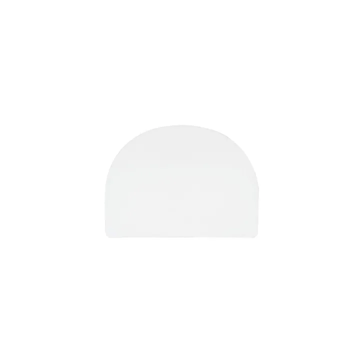 Small flexible dough scraper for scraping out bowls
