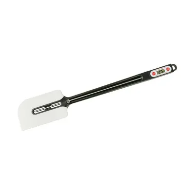 Teigschaber mit Thermometer gross zum Umrühren und Messen