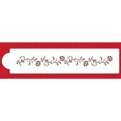 Vintage Blumenranken Stencil für edle Dekorationen