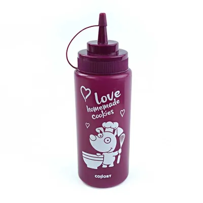Dough bottle for dog treats Burgundy