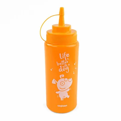 Teigflasche für Hundeleckerlis Orange