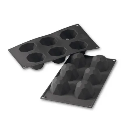 Moule en silicone Diamant Ø 6,8 cm 6 pièces