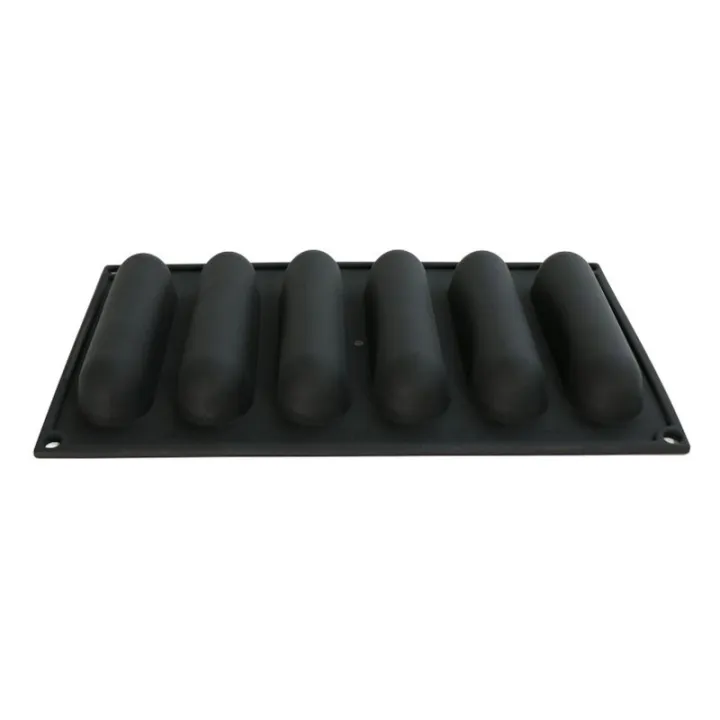 Moule en silicone Eclair 13 x 3 cm, 6 pièces