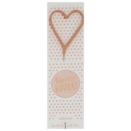 Cuore scintillante in oro rosa per compleanni, anniversari e altre occasioni