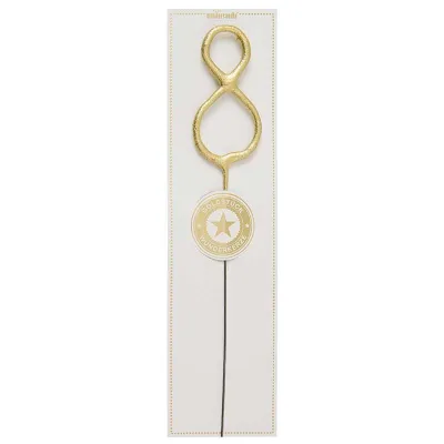 Sparkler 8 Gold per compleanni, anniversari e altre occasioni