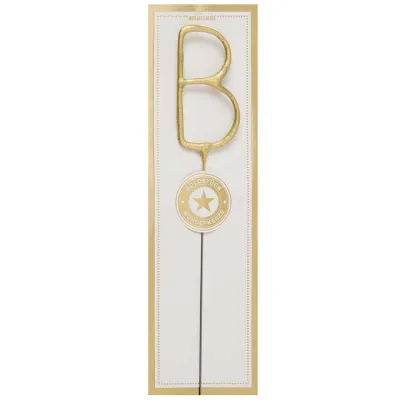 Sparkler B Gold for birthdays, anniversaries and other occasions