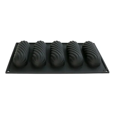 Moule en silicone Eclair Twist 12 x 4 cm, 5 pièces