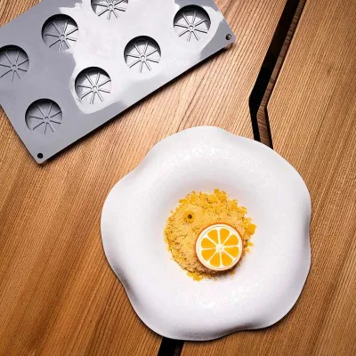 Silikonform Halbe Orange Patisserie