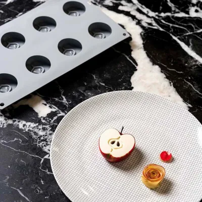 Silikonform Halber Apfel Patisserie