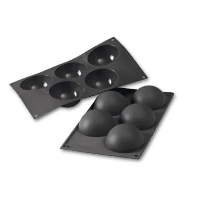 Stampo in silicone semisfera Ø 8 cm 5 pezzi per dolci e salatini