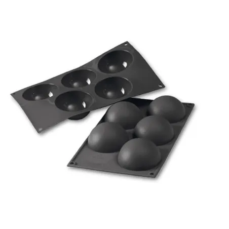 Stampo in silicone semisfera Ø 8 cm 5 pezzi per dolci e salatini