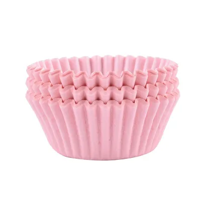 Cupcake Förmchen helles Pink, 60 Stück
