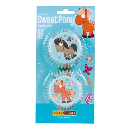 Pony cupcake cases, 50 pieces