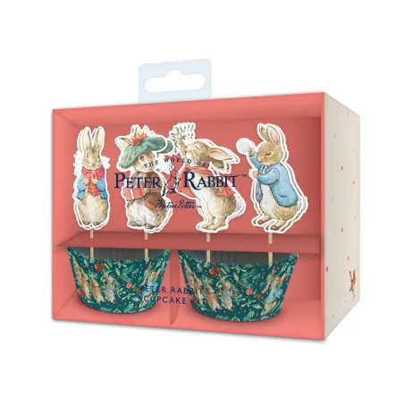 Cupcake mold set bunnies Christmas party