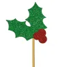 Cupcakes Topper agrifoglio, 12 pezzi