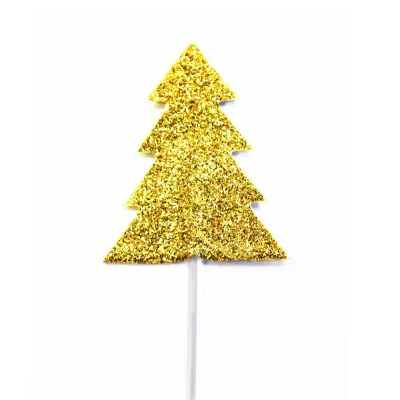 Cupcakes Topper albero di Natale, 12 pezzi