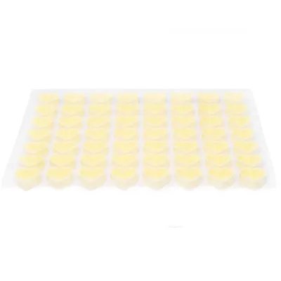 56 coques de pralinés cœur, blanc pour pralinés maison