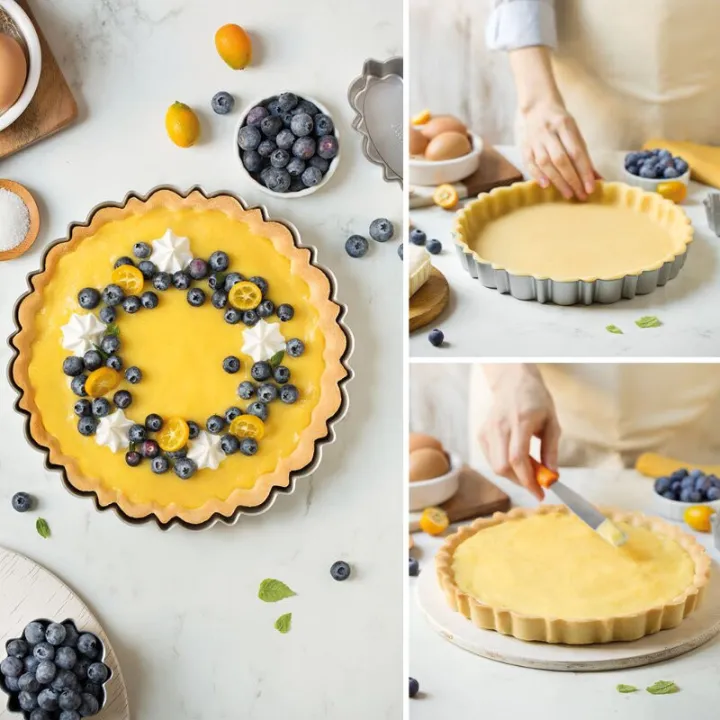 Tartes baking dish with lifting base design Ø 25cm