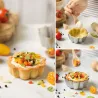 Design Tartes-Backform Rund mit Hebeboden, Ø 8 cm