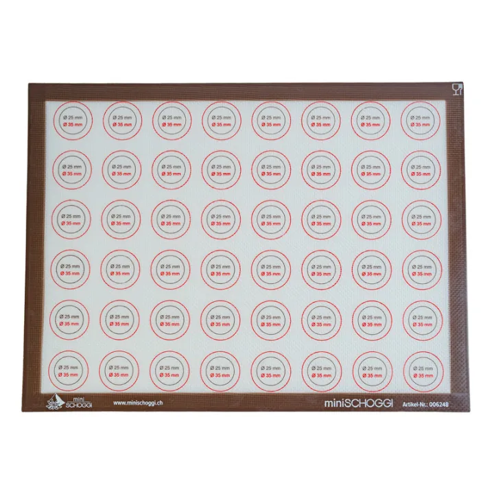Macaron-Silikonmatte 30 x 40 cm für perfekte Macarons
