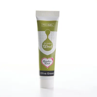 Colorant gel Progel vert olive, 25 g