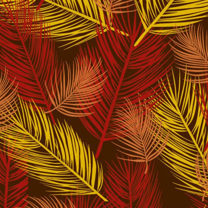 Tatouage de feuilles d'automne en chocolat