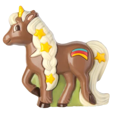 Chocolate mold unicorn star for own chocolate figures