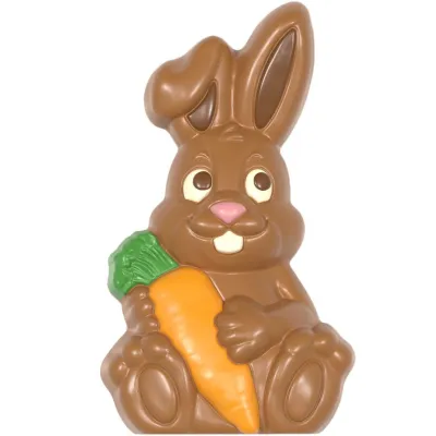 Chocolate mold bunny carrot