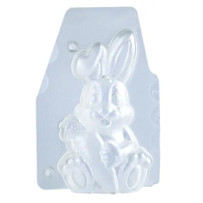 Chocolate mold bunny carrot
