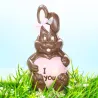 Chocolate mold I love You bunny for cute chocolate figures