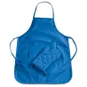 Kinderschürze Blau, Set 2-teilig