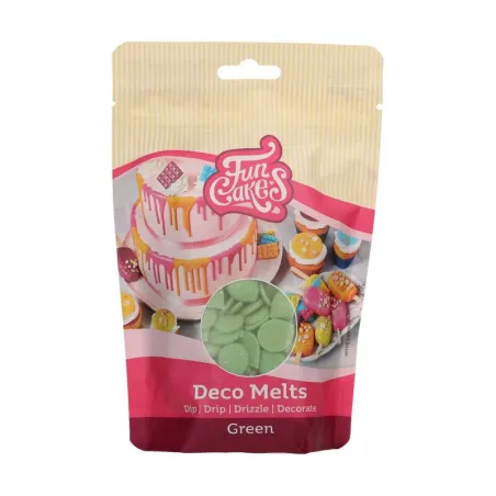 Cake icing green, 250 g for elegantly shiny cakes
