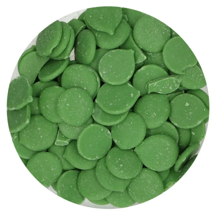 Cake icing green, 250 g for elegantly shiny cakes