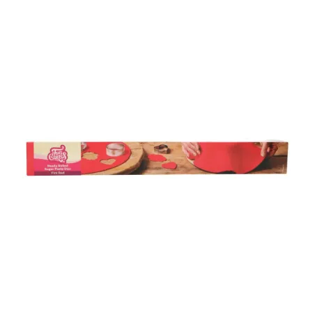 Copertura in pasta di zucchero rossa