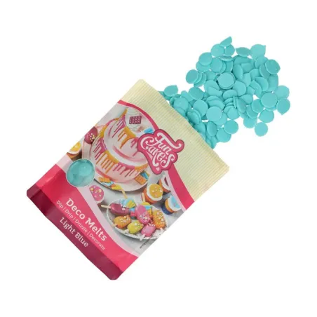 Cake icing light blue, 250 g for elegant, shiny cakes