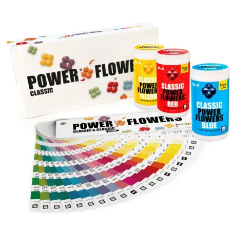 Set di coloranti alimentari Mona Lisa Power Flower, 4 pezzi