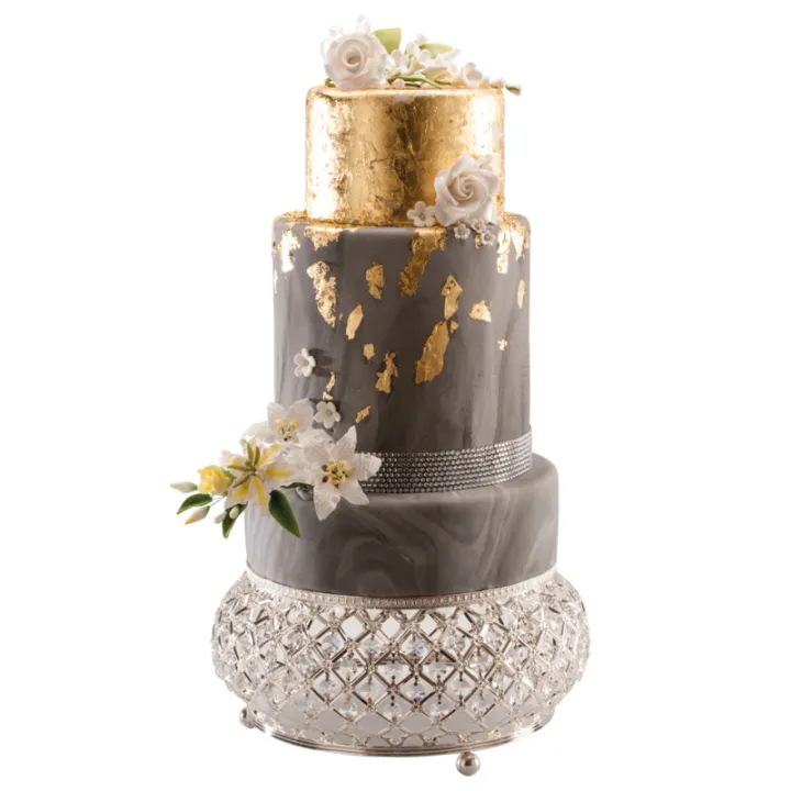 Cake Topper Blumensträusschen Weiss, 5-teilig
